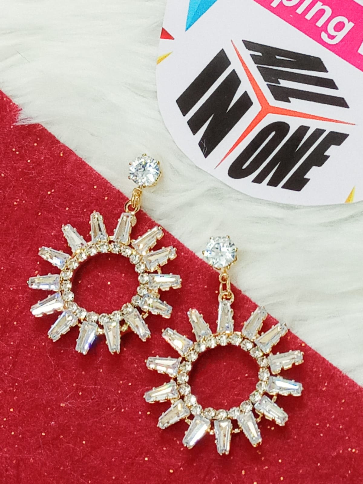 Diamond cut Earrings