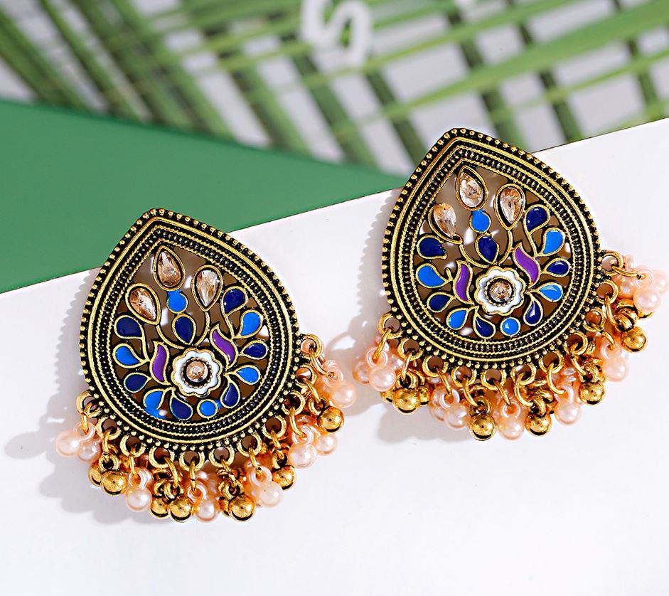 Indian Jhumka Stud Earrings