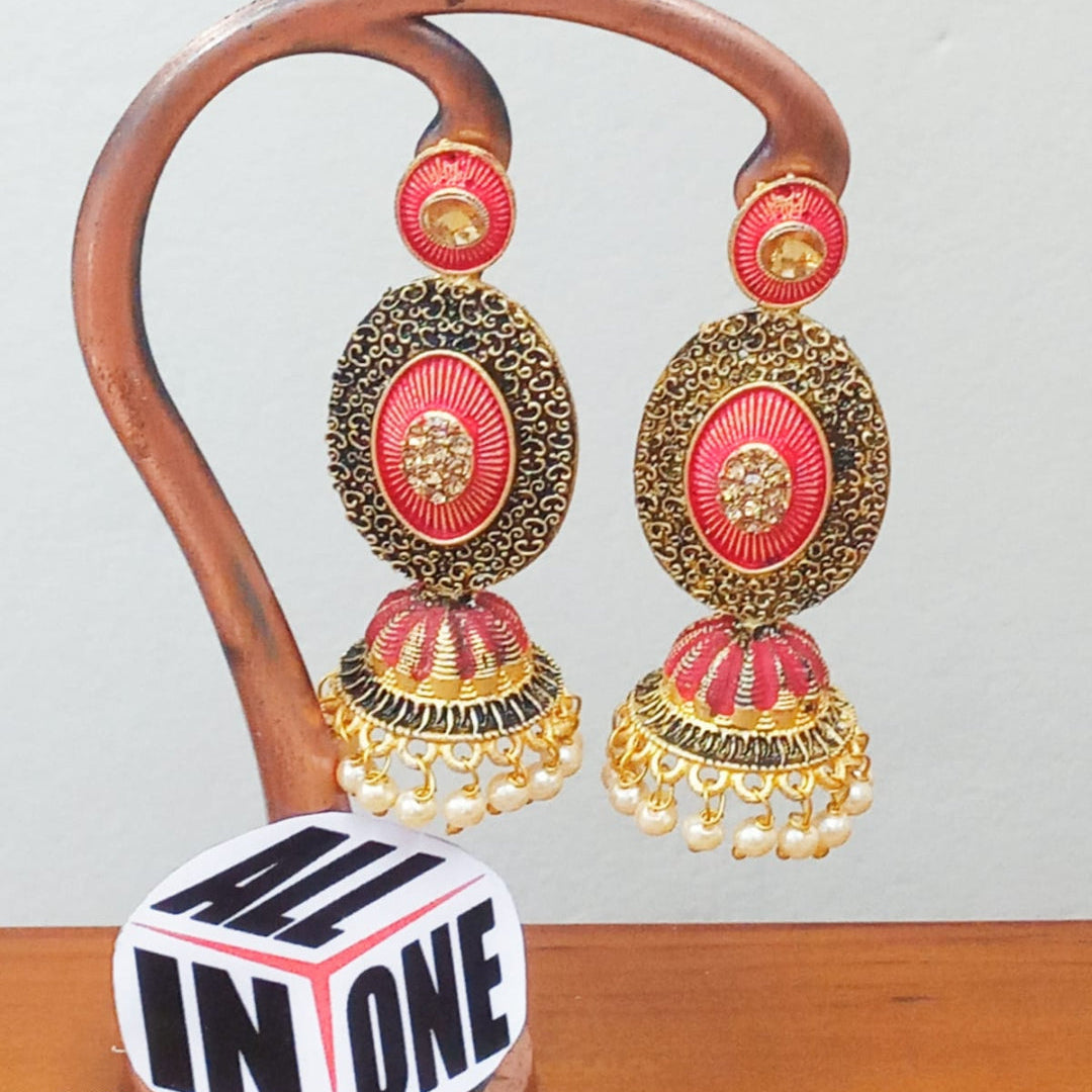 Meenakari Jhumka