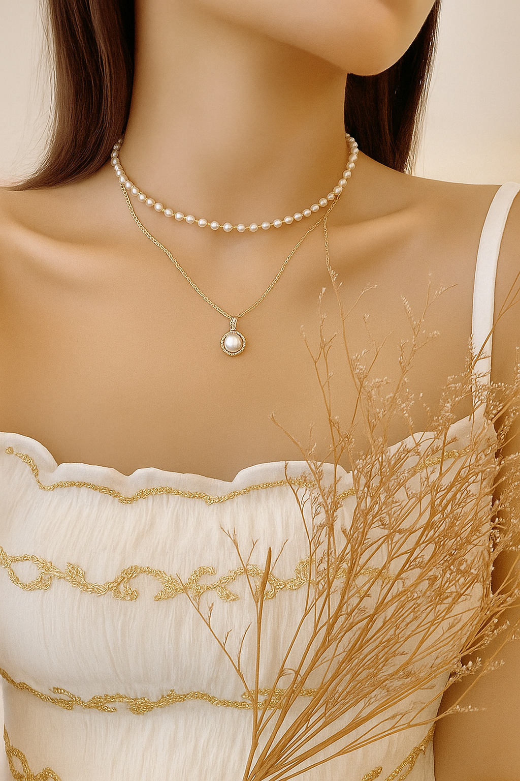 Pearl Choker Necklace