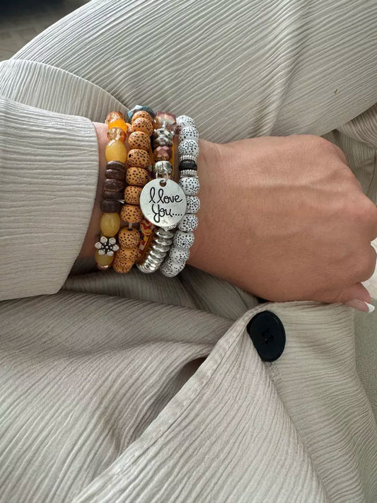 Handmade Elegant Colorful Multilayer Bead Bracelet