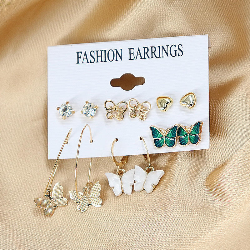 Korean Butterfly Stud Earring
