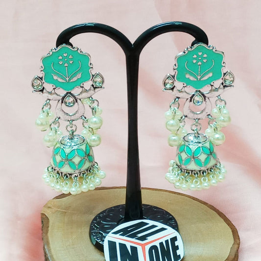 Meenakari Jhumka