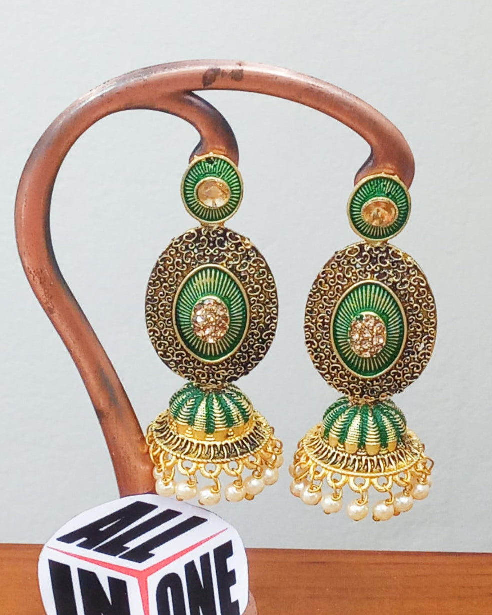 Meenakari Jhumka