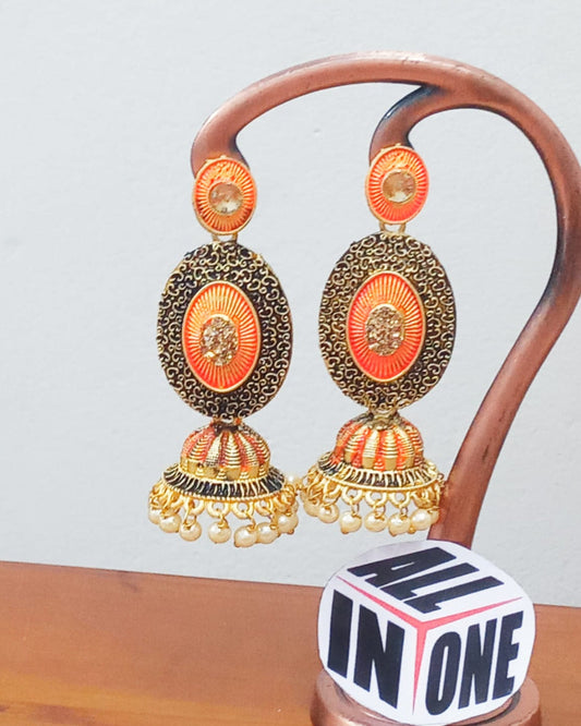 Meenakari Jhumka