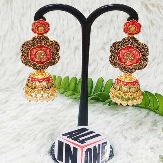 Meenakari Jhumka