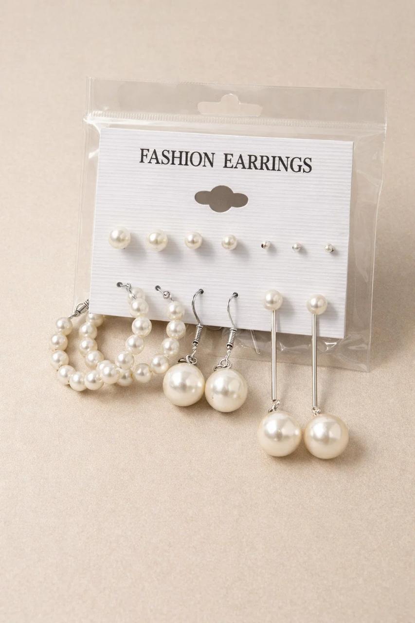 Lustrous Pearl Variety 6-Pair Collection