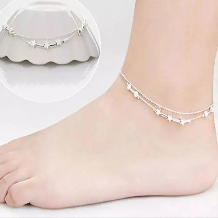 Zink Alloy Star Anklet (Nupur) ( Payel )
