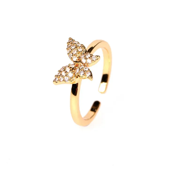 Butterfly Open Cuff Rings