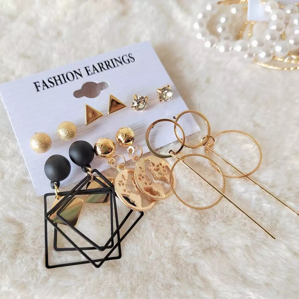 Vintage Acrylic Earring Statement Tassel Earrings