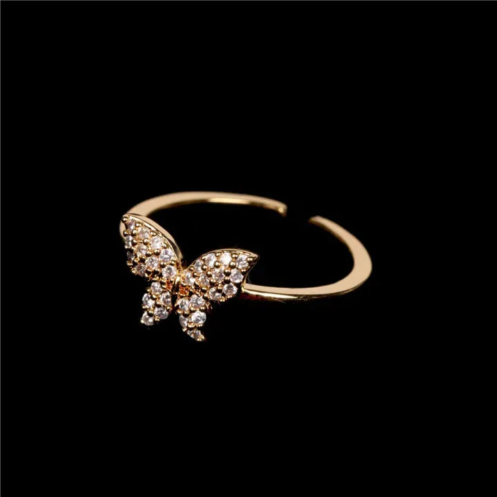 Butterfly Open Cuff Rings