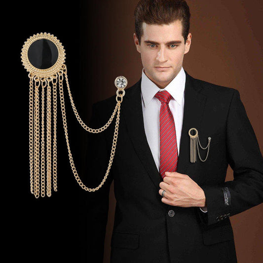 Round Brooch For Men & Women Fashion Accessories