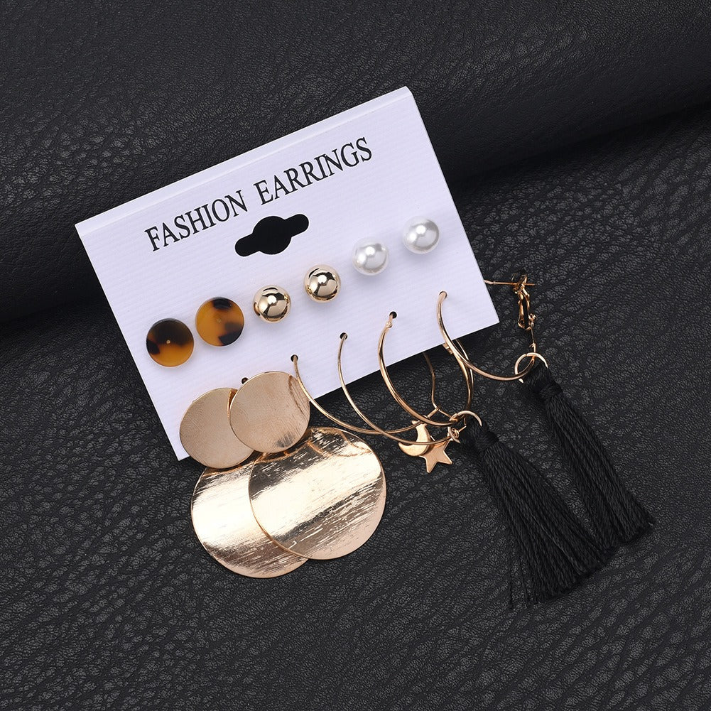 6 Pairs Stud Earring