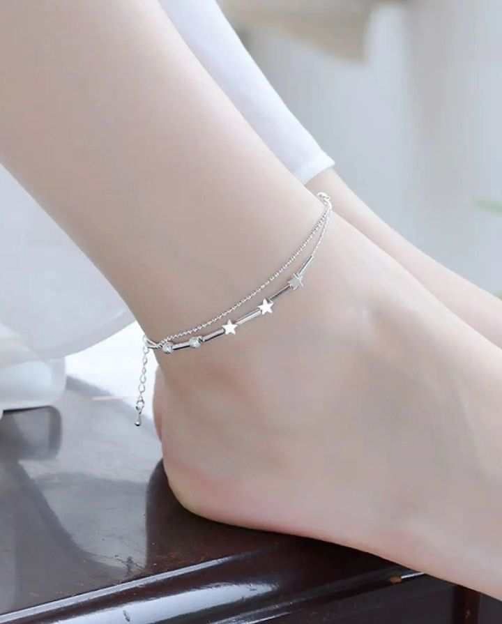 Zink Alloy Star Anklet (Nupur) ( Payel )