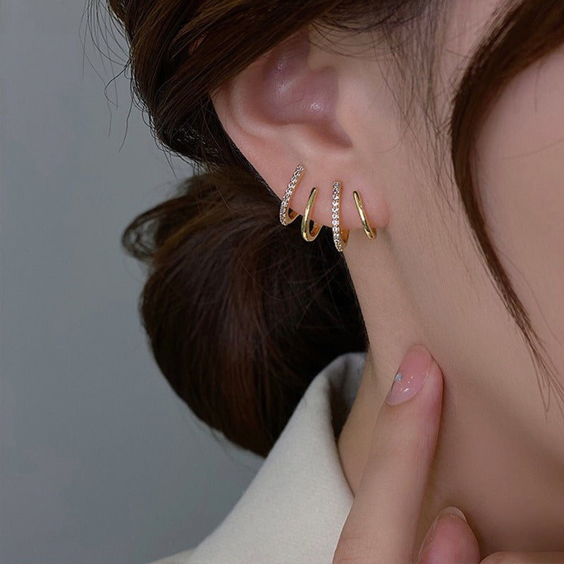 Korean Earing Claw Ear Hook Clip Earrings
