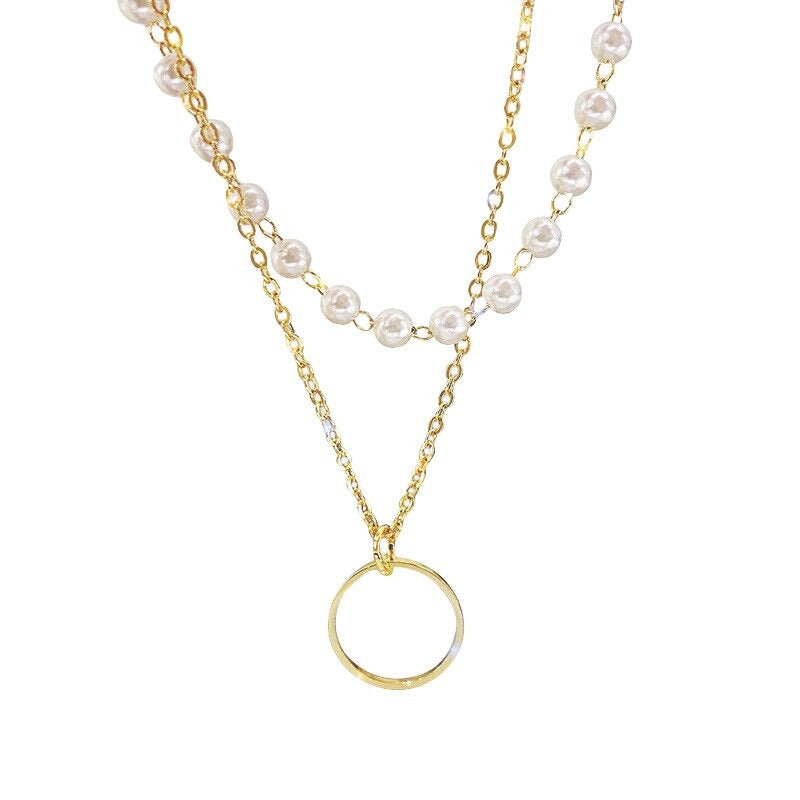 Beaded Pearl Necklace