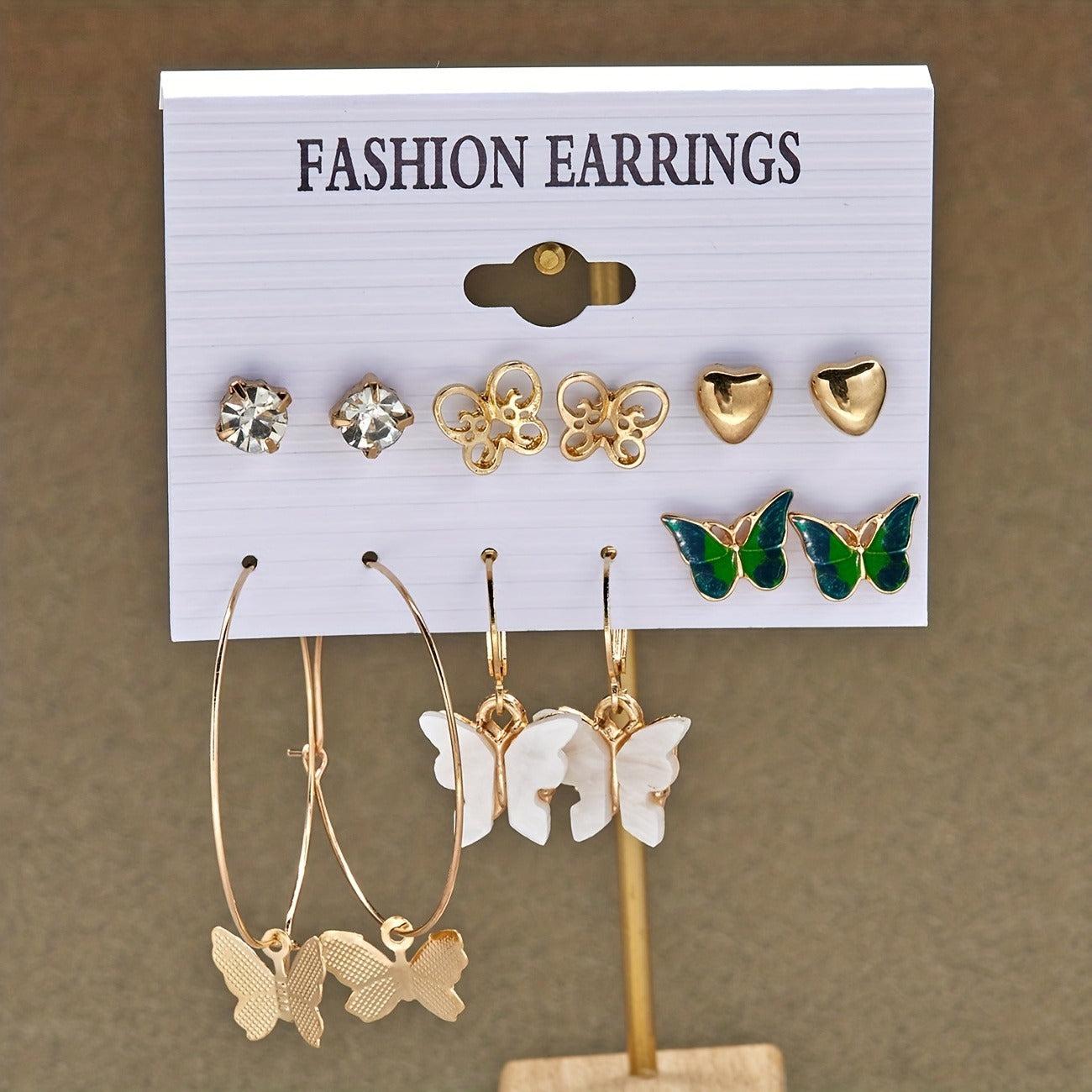 Korean Butterfly Stud Earring