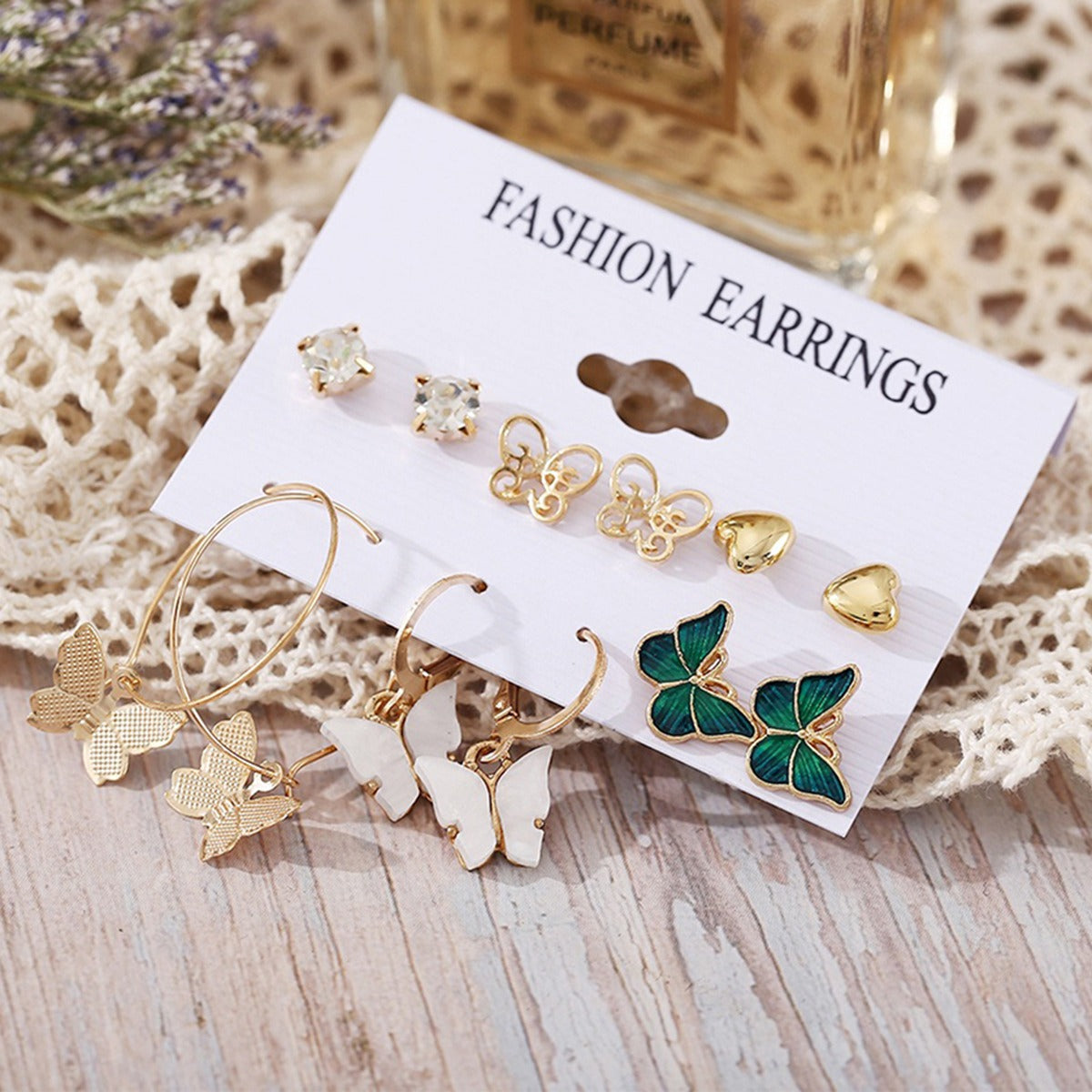 Korean Butterfly Stud Earring