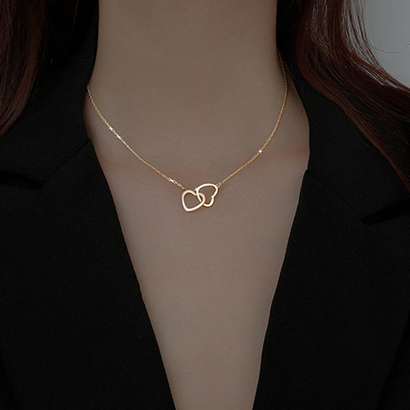 Double Heart Necklace