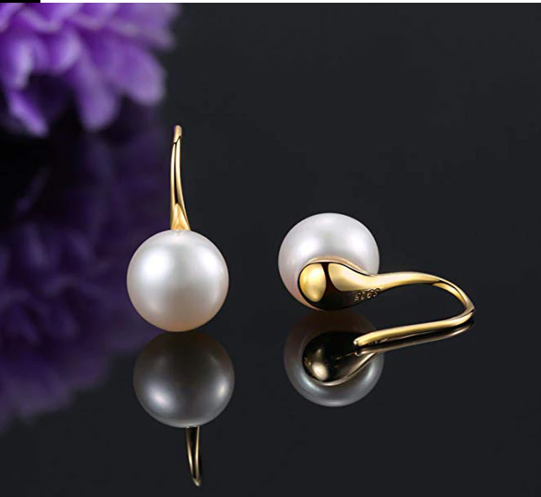 Korean Artificial Pearl Stud Earrings for Girls Simple Stylish Top_ Earring