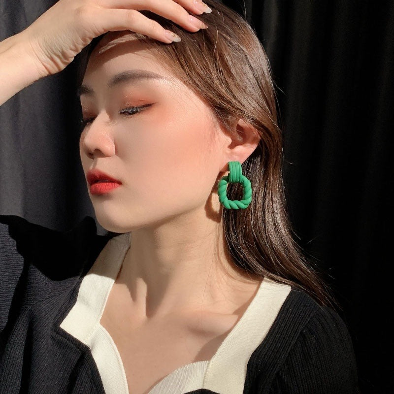 Hollow Geometry Earing