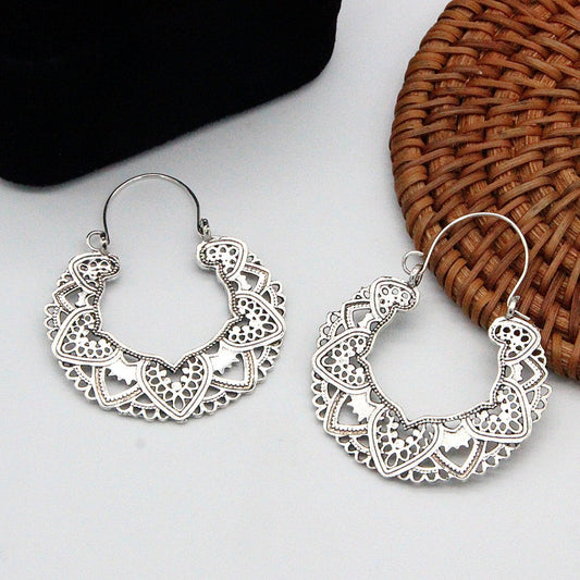 Vintage Fashionable Antique Hoop Earring
