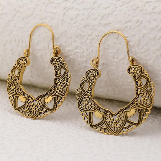 Filigree Hoop Earring