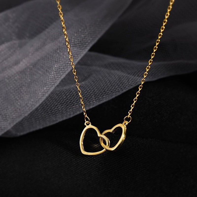 Double Heart Necklace