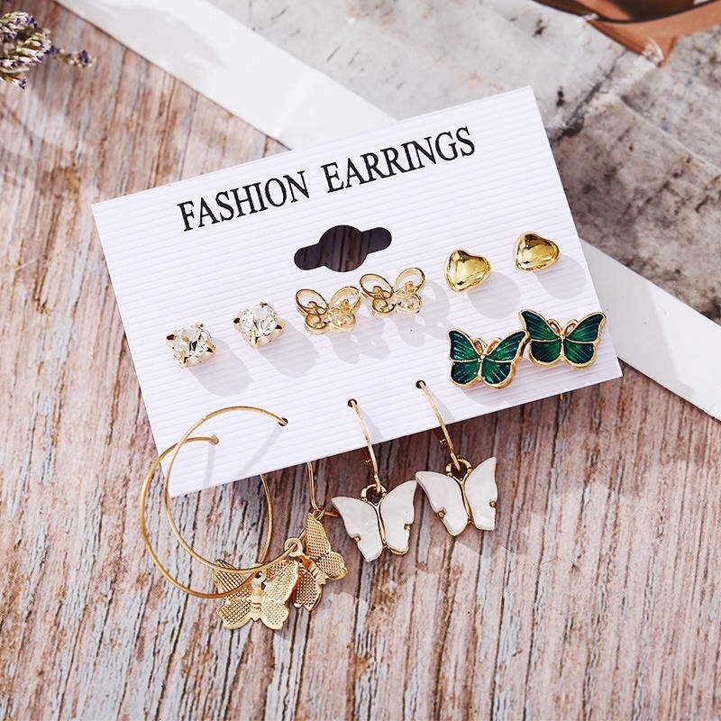 Korean Butterfly Stud Earring