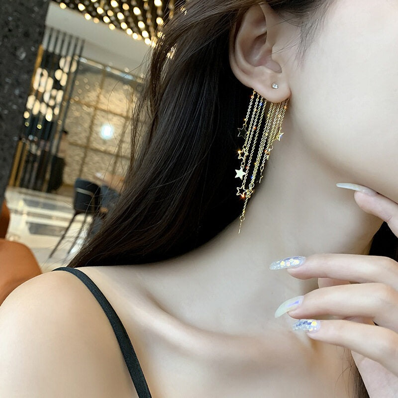 Star Tassel Earring
