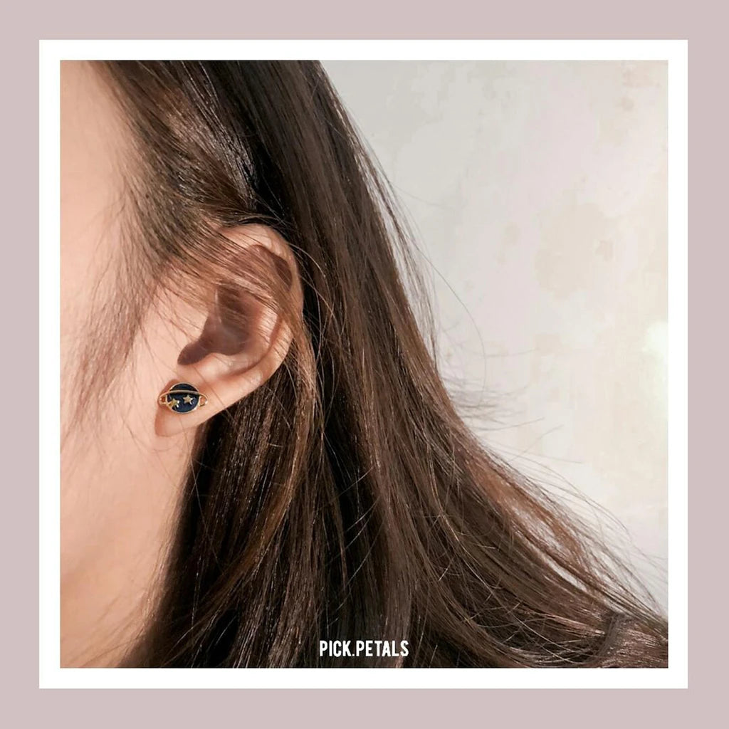 6Pcs/Set Simple Pearl Crystal Earring